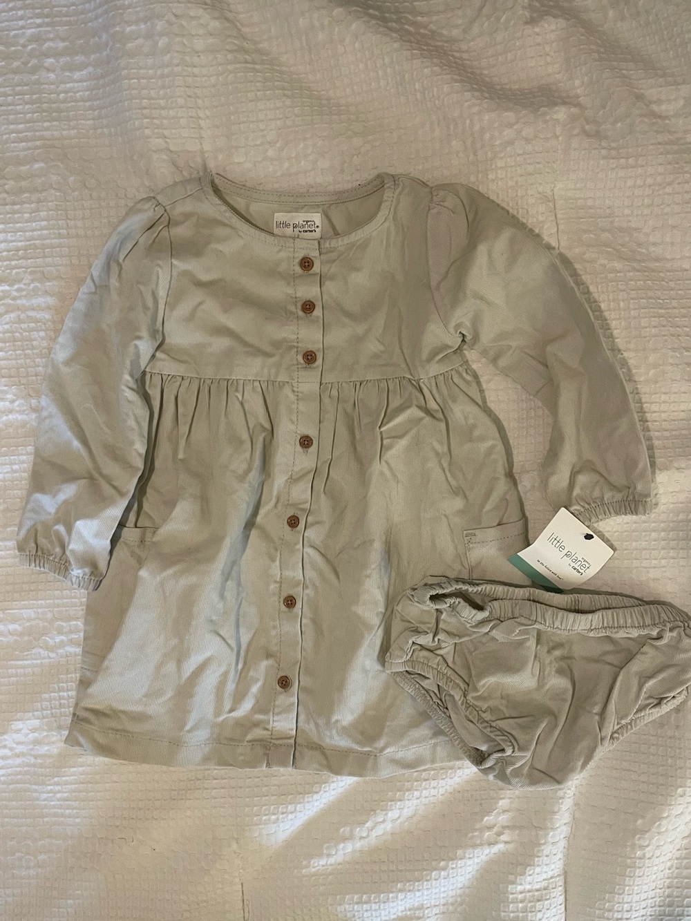 Little Planet by Carters NWT 24M corduroy dress and diaper cover